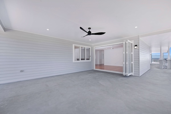 Ariel view of the house