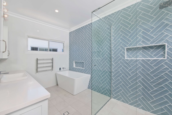 Ariel view of the house