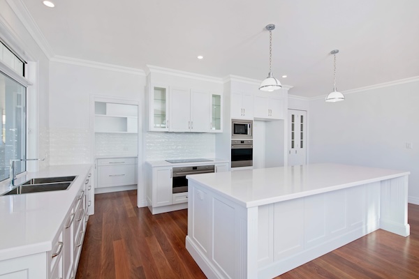 Ariel view of the house