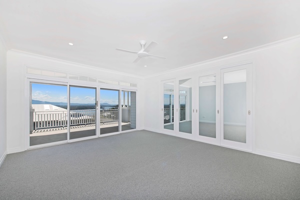 Ariel view of the house