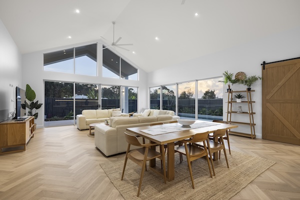 Award-winning kitchen with marble island