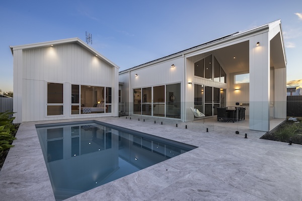 Award-winning kitchen with marble island