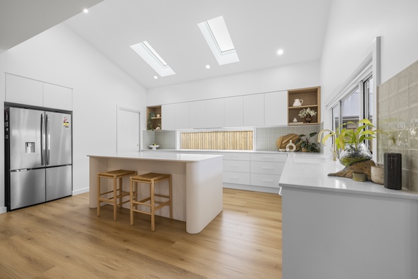 Award-winning kitchen with marble island