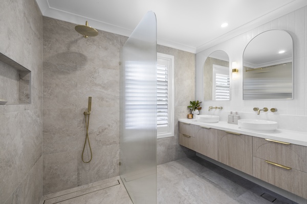 Award-winning kitchen with marble island