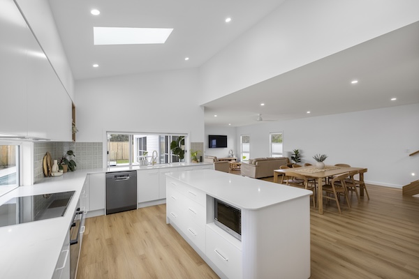 Award-winning kitchen with marble island